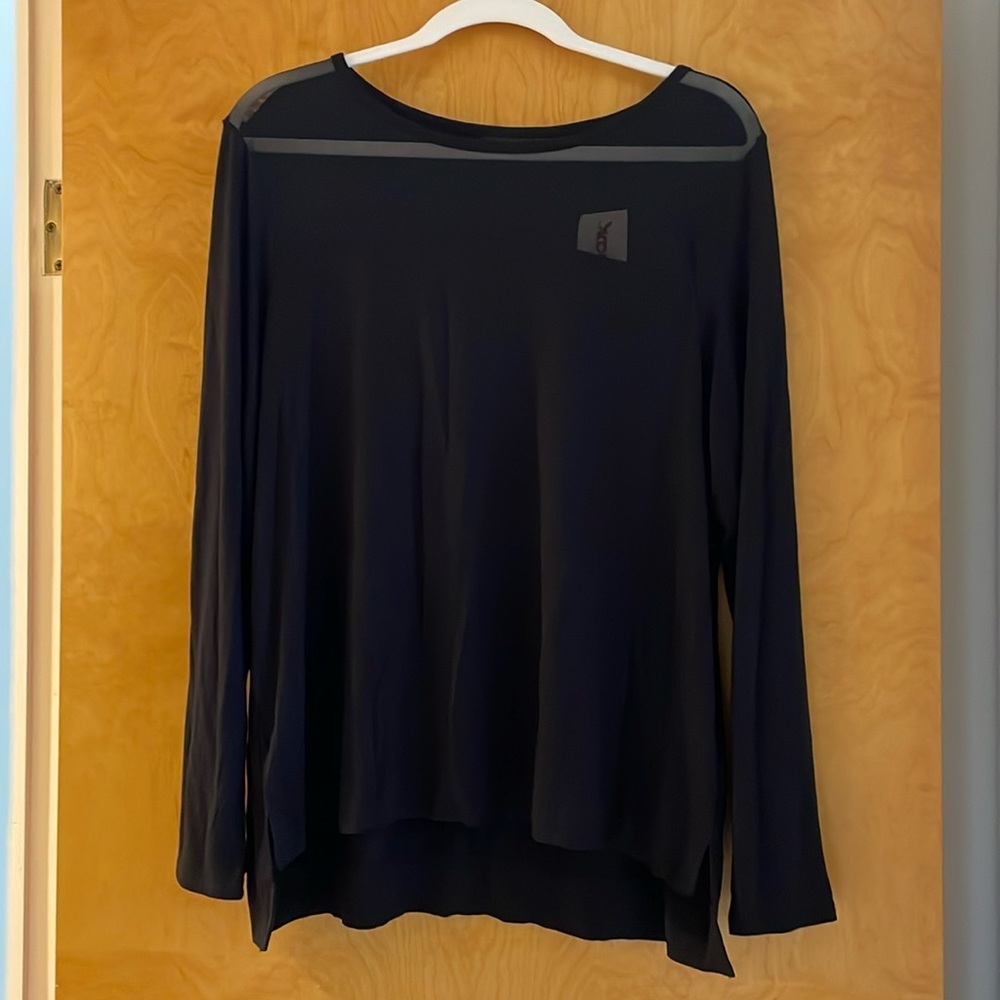 NWT Tahari women’s black tunic size XL NWT